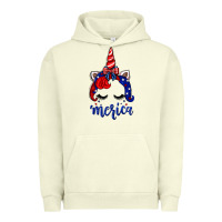 Pigment Pistachio 4th of July unicorn Urban Hoodie - Neo Western