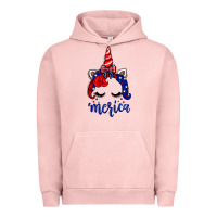 Pigment Salmon 4th of July unicorn Urban Hoodie - Neo Western