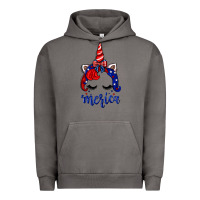 Pigment Tornado 4th of July unicorn Urban Hoodie - Neo Western