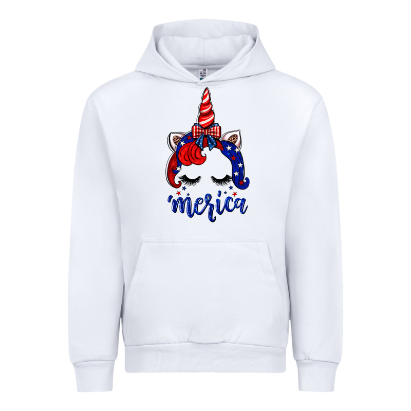 4th Of July Unicorn Urban Hoodie by Neo Western | Teevron