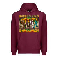 Burgundy mama tumbler Premium Hoodie - HRA Design Shop