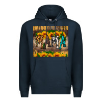 Navy mama tumbler Premium Hoodie - HRA Design Shop