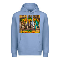 Colony Blue mama tumbler Premium Hoodie - HRA Design Shop