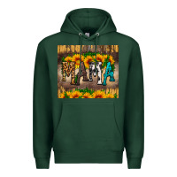 Sports Green mama tumbler Premium Hoodie - HRA Design Shop