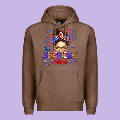 All American Nana Premium Hoodie Designed By Neo Western
