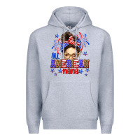 Heather Grey All American nana Premium Hoodie - Neo Western
