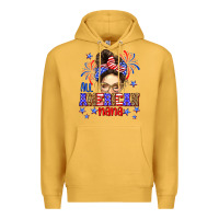 Mustard All American nana Premium Hoodie - Neo Western