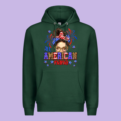 All American Nana Premium Hoodie Designed By Neo Western