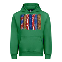 Emerald 4th of July brushstroke Urban Hoodie - CowGirlArtShop
