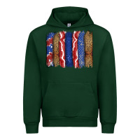 Forest Green 4th of July brushstroke Urban Hoodie - CowGirlArtShop