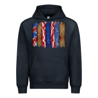 Navy 4th of July brushstroke Urban Hoodie - CowGirlArtShop