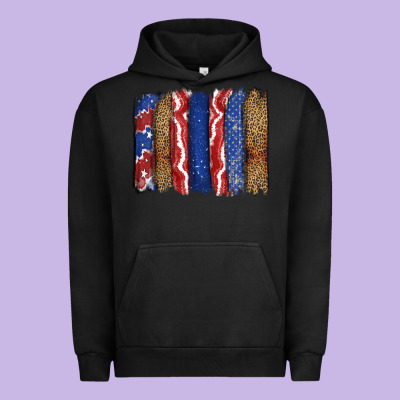 4th Of July Brushstroke Urban Hoodie Designed By Cowgirlartshop