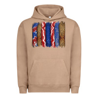 Pigment Burro 4th of July brushstroke Urban Hoodie - CowGirlArtShop