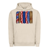 Pigment French Oak 4th of July brushstroke Urban Hoodie - CowGirlArtShop
