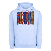 Pigment Grape Ice 4th of July brushstroke Urban Hoodie - CowGirlArtShop