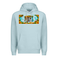 Blue Mist mini sunflower libbey cup Premium Hoodie - HRA Design Shop