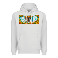 Dove Grey mini sunflower libbey cup Premium Hoodie - HRA Design Shop