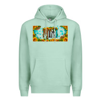 Seafoam mini sunflower libbey cup Premium Hoodie - HRA Design Shop