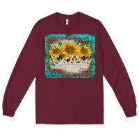 Burgundy western mother's day mawmaw tumbler Long Sleeve Tee - BarkalooDesign