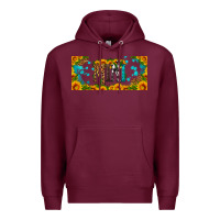 Burgundy mini sunflower libbey cup Premium Hoodie - HRA Design Shop