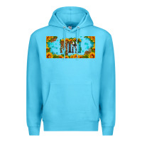 Ocean Blue mini sunflower libbey cup Premium Hoodie - HRA Design Shop