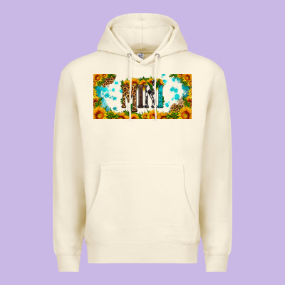 Mini Sunflower Libbey Cup Premium Hoodie Designed By Hra Design Shop