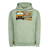 Pigment Oil Green captain of struggle bus busdriver Urban Hoodie - CowhideDigitalArt