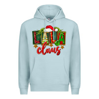 Blue Mist Christmas lala claus Premium Hoodie - FaDigitalArtStudio