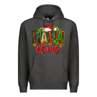 Charcoal Heather Christmas lala claus Premium Hoodie - FaDigitalArtStudio