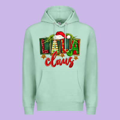 Christmas Lala Claus Premium Hoodie Designed By Fadigitalartstudio