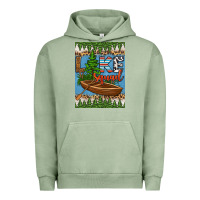 Pigment Oil Green lake squad air freshener Urban Hoodie - HRA Design Shop