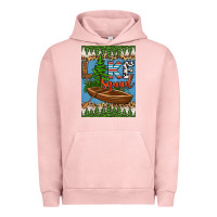 Pigment Salmon lake squad air freshener Urban Hoodie - HRA Design Shop