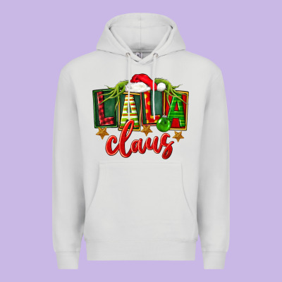 Christmas Lala Claus Premium Hoodie Designed By Fadigitalartstudio