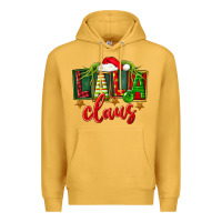 Mustard Christmas lala claus Premium Hoodie - FaDigitalArtStudio