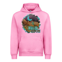 Fuchsia Pink neon moon Urban Hoodie - SublimationCraftShop