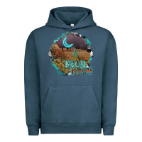 Pigment Midnight Navy neon moon Urban Hoodie - SublimationCraftShop