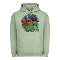 Pigment Oil Green neon moon Urban Hoodie - SublimationCraftShop