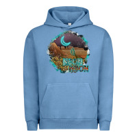 Pigment Pebble Blue neon moon Urban Hoodie - SublimationCraftShop