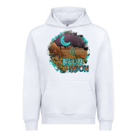 White neon moon Urban Hoodie - SublimationCraftShop