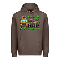 Coffee Be Nice To The Bus Driver It's A Long Walk Home Premium Hoodie - CowhideDigitalArt