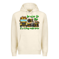 Tofu Be Nice To The Bus Driver It's A Long Walk Home Premium Hoodie - CowhideDigitalArt