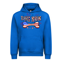 Cobalt 4th of July Dog Mom Urban Hoodie - CowGirlArtShop