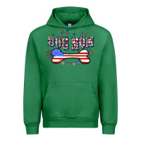 Emerald 4th of July Dog Mom Urban Hoodie - CowGirlArtShop