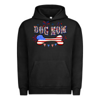 Pigment Black 4th of July Dog Mom Urban Hoodie - CowGirlArtShop