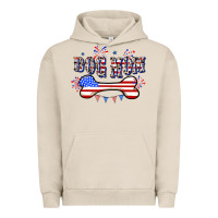 Pigment French Oak 4th of July Dog Mom Urban Hoodie - CowGirlArtShop
