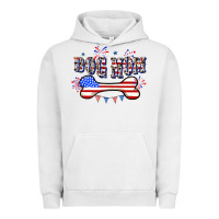 Pigment Lunar Rock 4th of July Dog Mom Urban Hoodie - CowGirlArtShop