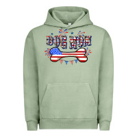 Pigment Oil Green 4th of July Dog Mom Urban Hoodie - CowGirlArtShop