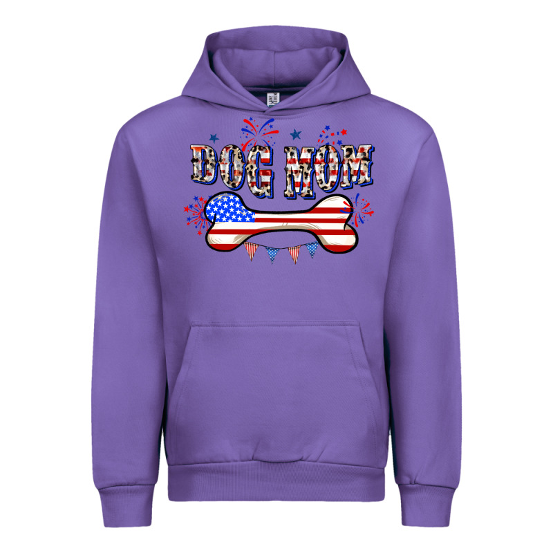 4th Of July Dog Mom Urban Hoodie by CowGirlArtShop | Teevron