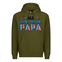 Army Green All American papa Premium Hoodie - Neo Western