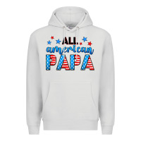 Dove Grey All American papa Premium Hoodie - Neo Western